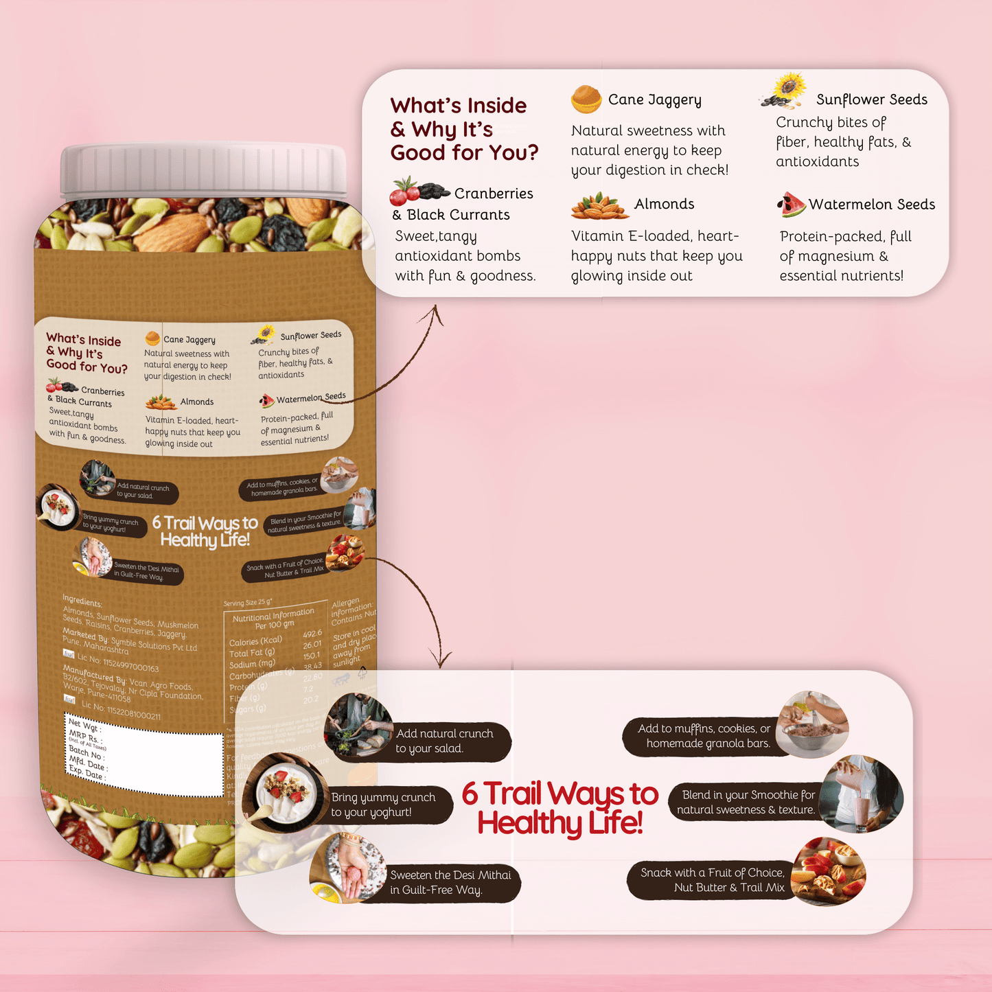 Jaggery Trail Mix (250g)