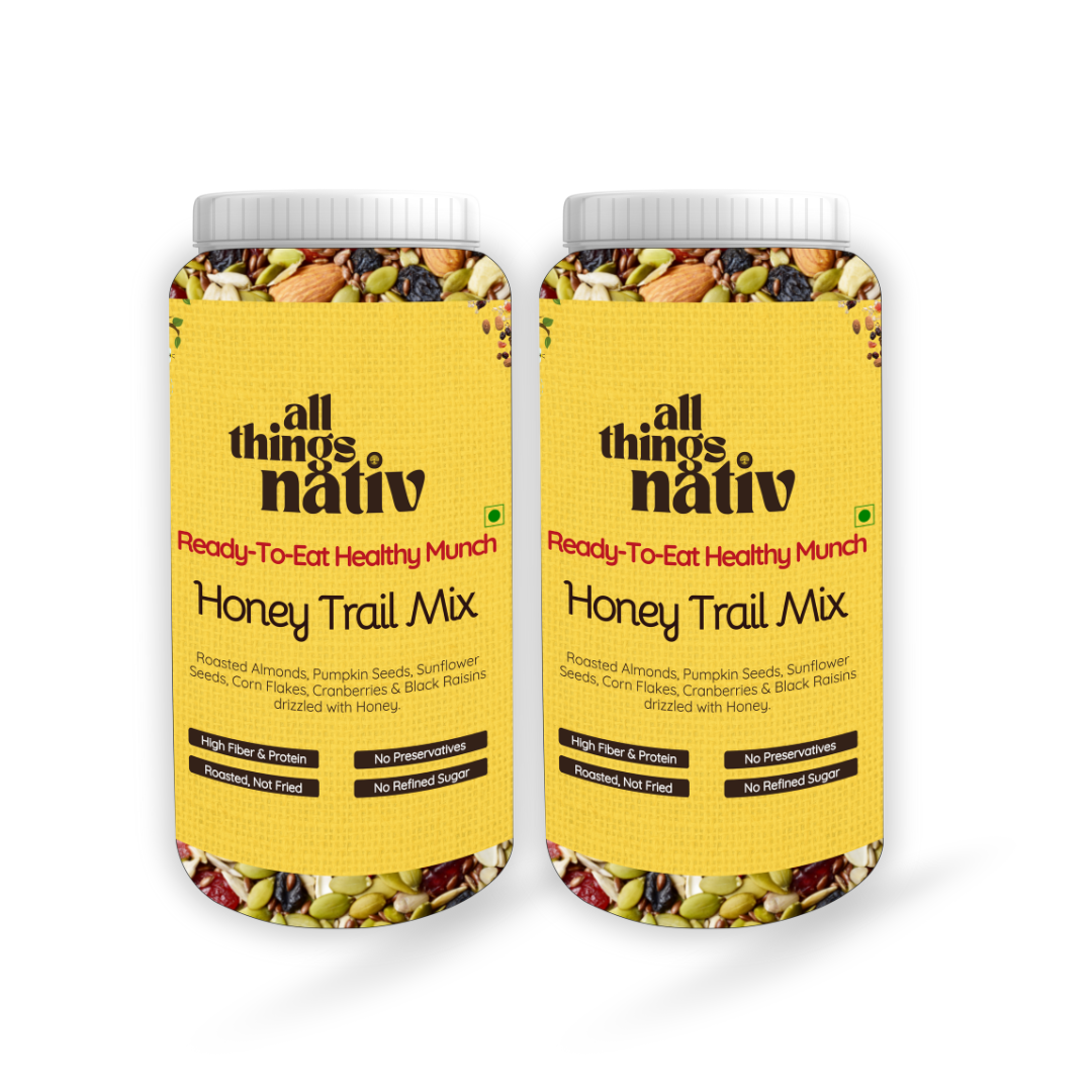 Honey Trail Mix - Pack of 2 (250g each)