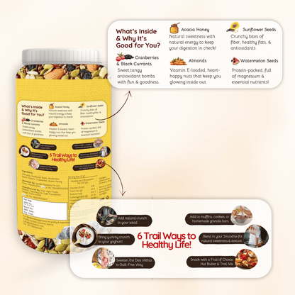 Honey Trail Mix - Pack of 2 (250g each)